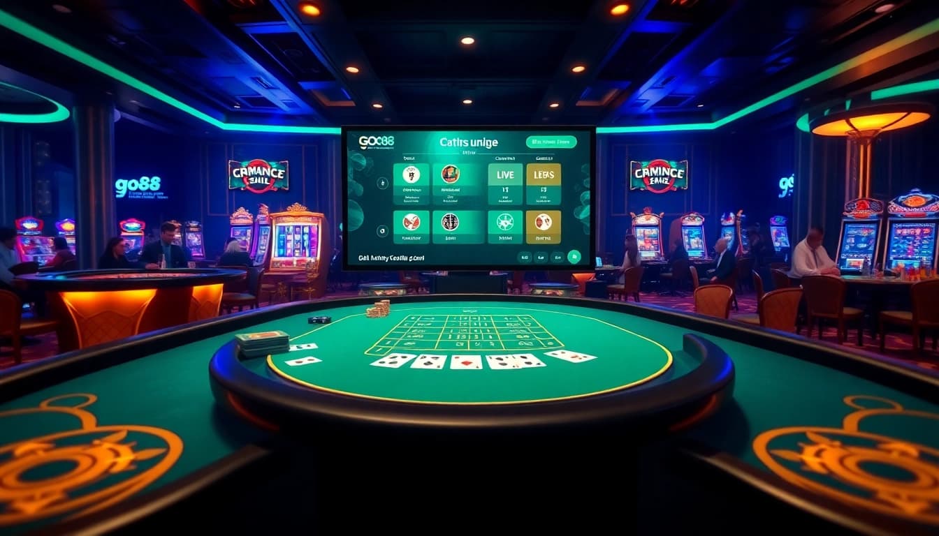 Experience the excitement of Nhà Cái GO88 with vibrant casino games and thrilling betting action.