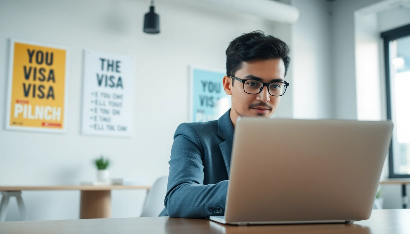 Implement the uk eta online application with ease in a modern workspace setting.