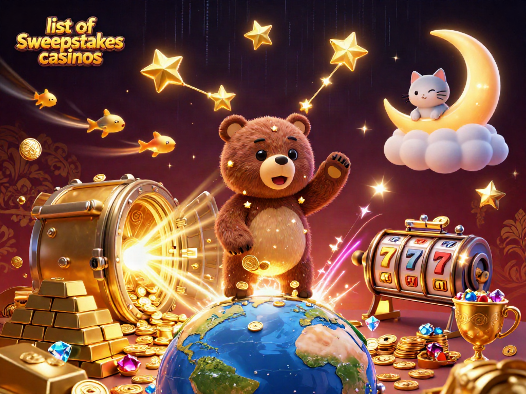 Engage in exciting gameplay at the list of sweepstakes casinos, featuring dazzling prizes and a vibrant atmosphere.