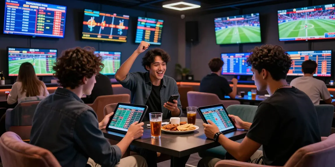 Experience exciting sports betting at https://proplay88.uk.com/ with friends in a lively gaming lounge.