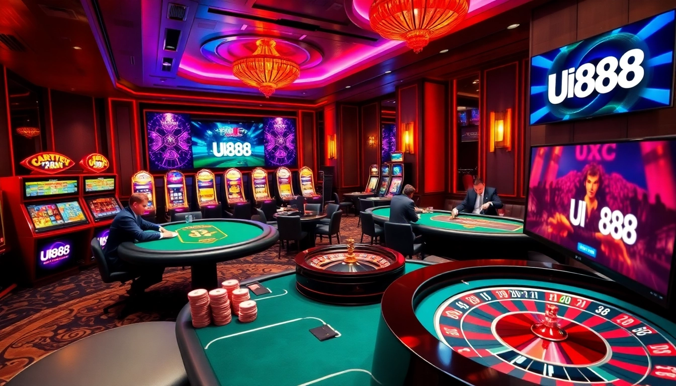 Strategize and win at UU88 with engaging poker tables and colorful slot machines.