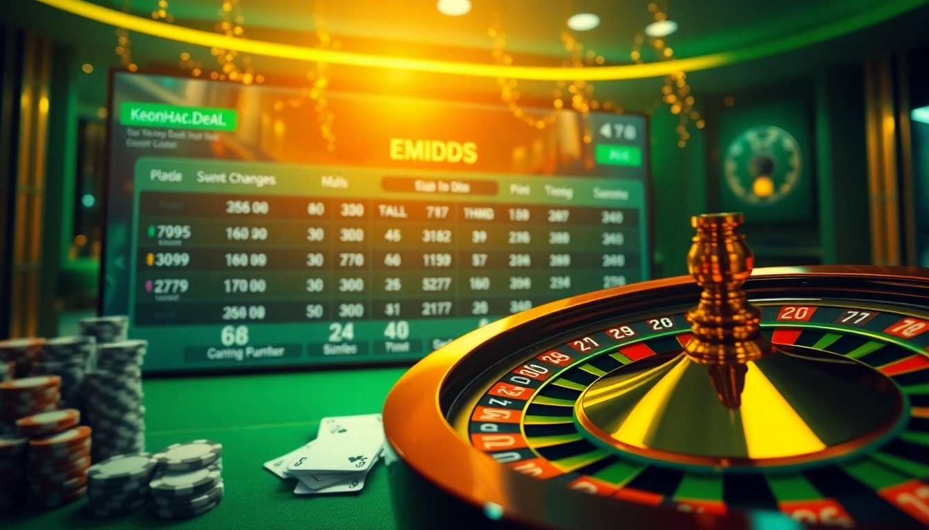 Exciting online betting interface showcasing dynamic odds updates at keonhacai.deal for expert gamblers.