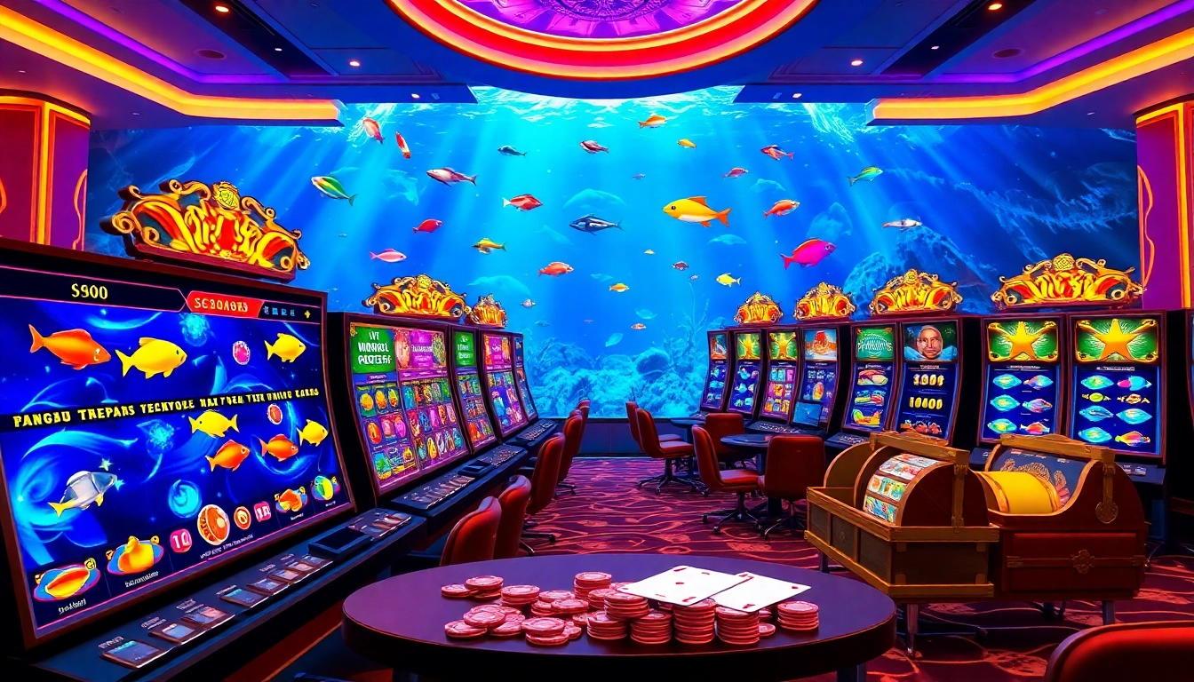 Experience thrilling bắn cá đổi thưởng action with vibrant fish and rewarding gameplay visuals.