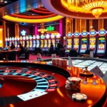 Excite your gaming night with UU88 CASINO's vibrant roulette table featuring dynamic players and luxury decor.