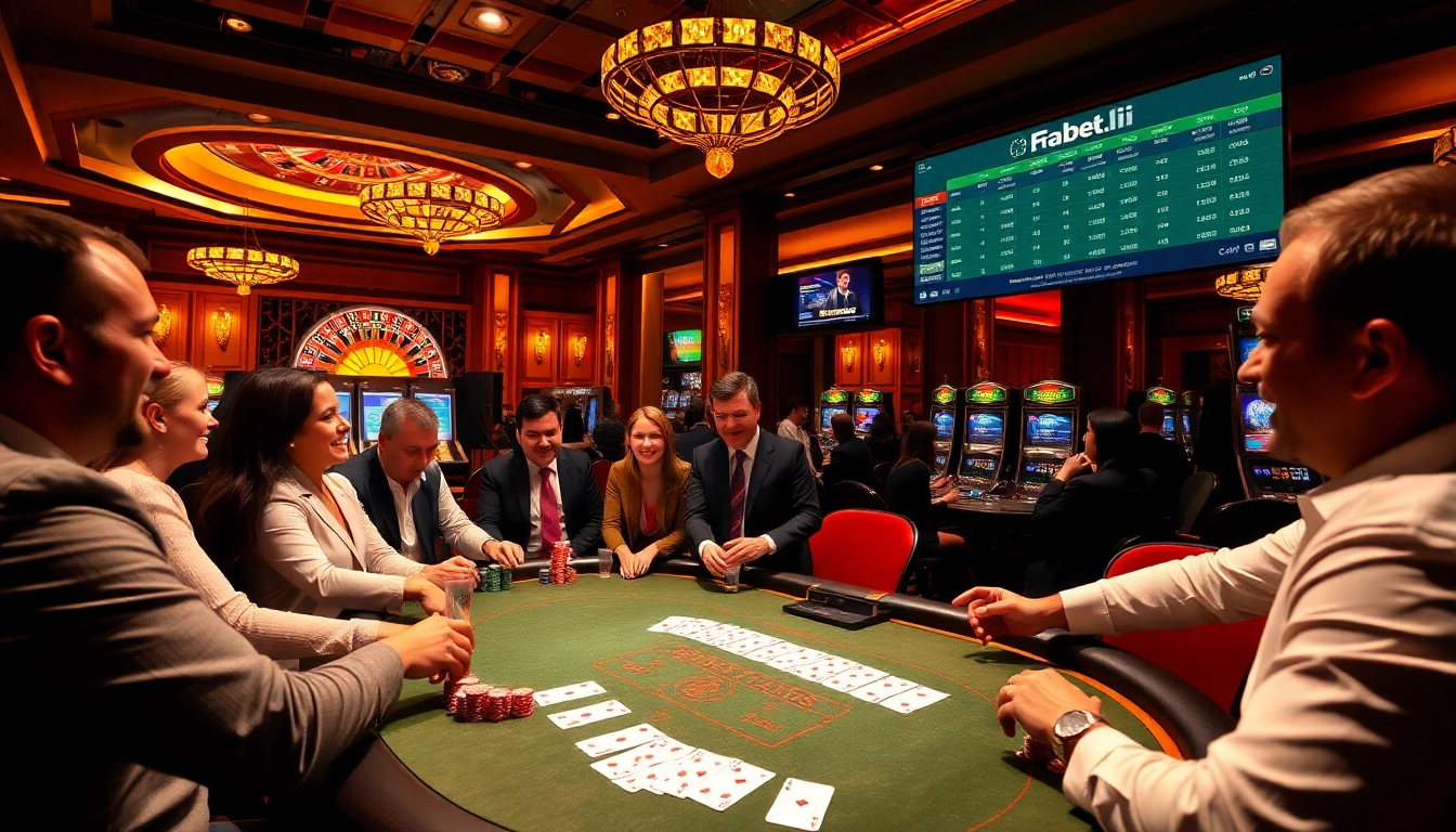 Engage with thrilling betting adventures at https://fabet.li/, featuring an exhilarating poker scene.