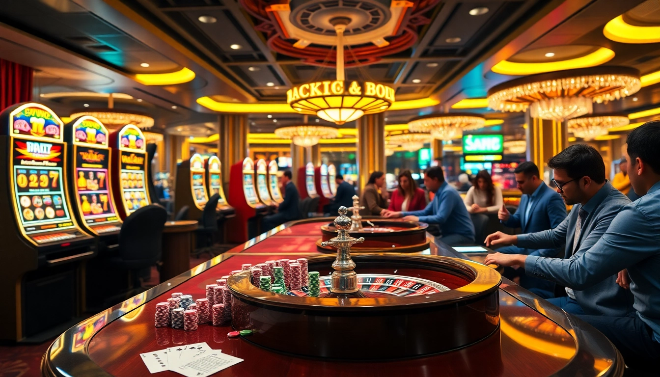 Disfruta de una experiencia de juego emocionante en 789g con escenas vibrantes de casino que muestran a jugadores en las mesas.