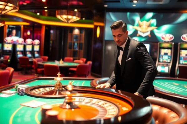 Experience thrilling games at hb88.com with vibrant casino tables and excited players.