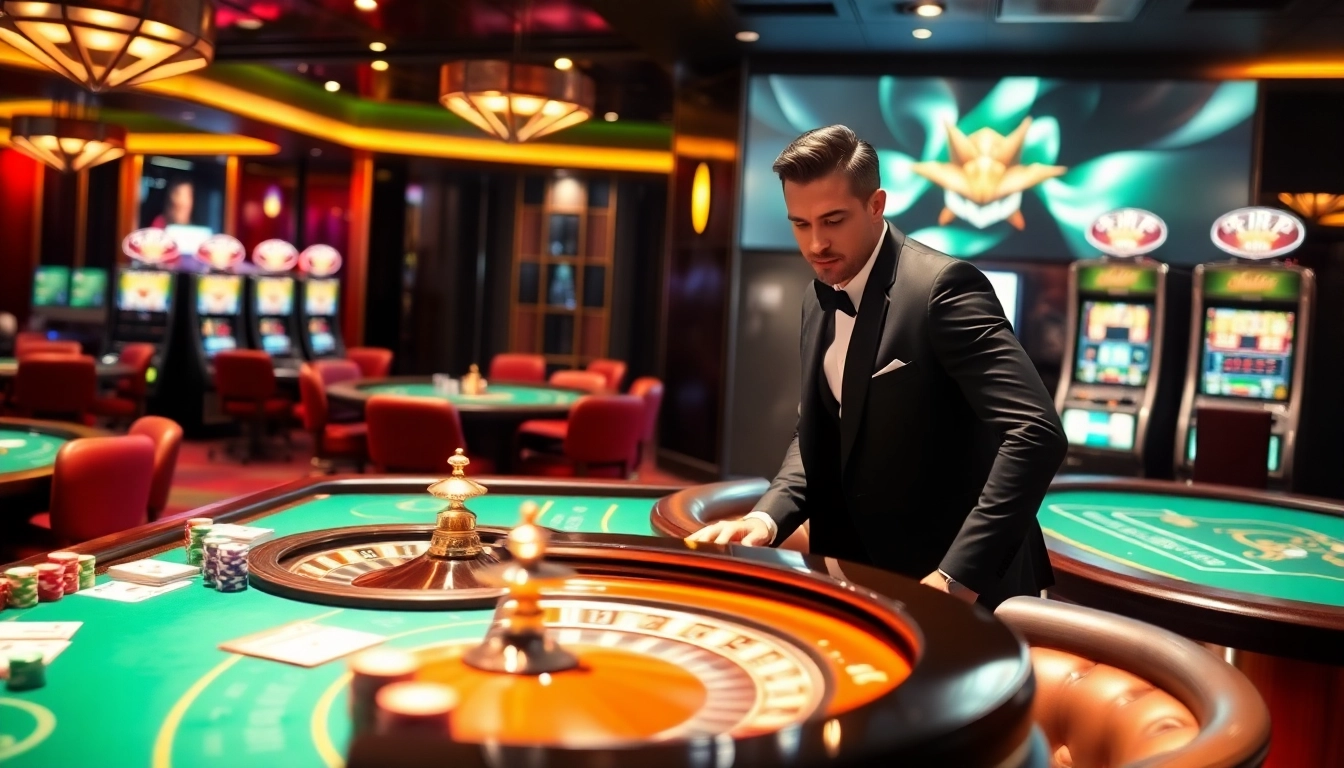 Experience thrilling games at hb88.com with vibrant casino tables and excited players.