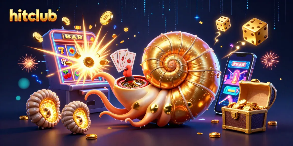 Experience hitclub with a vibrant jackpot scene featuring a nautilus roulette wheel and dynamic casino elements.