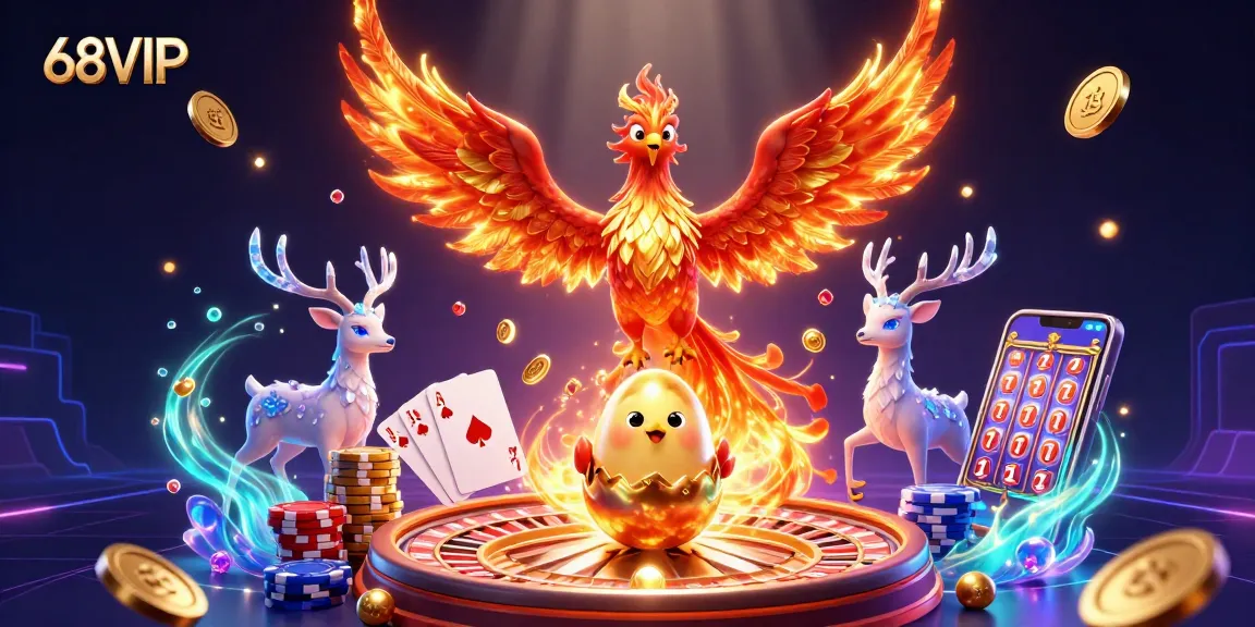 Experience the thrill of 68VIP with vibrant casino action and dynamic gaming elements.