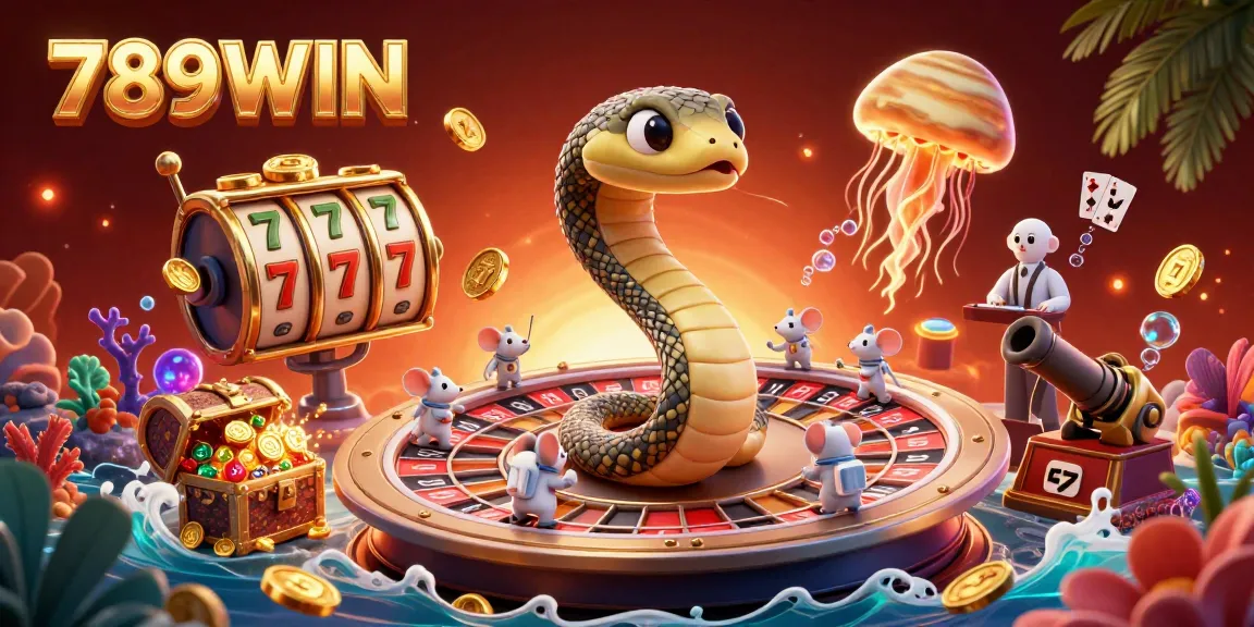Experience the thrilling action of 789WIN as tiny astronaut mice bet on a roulette ring with vibrant cosmic elements.